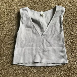 Lizard Thicket Soft Ribbed Gray Tank